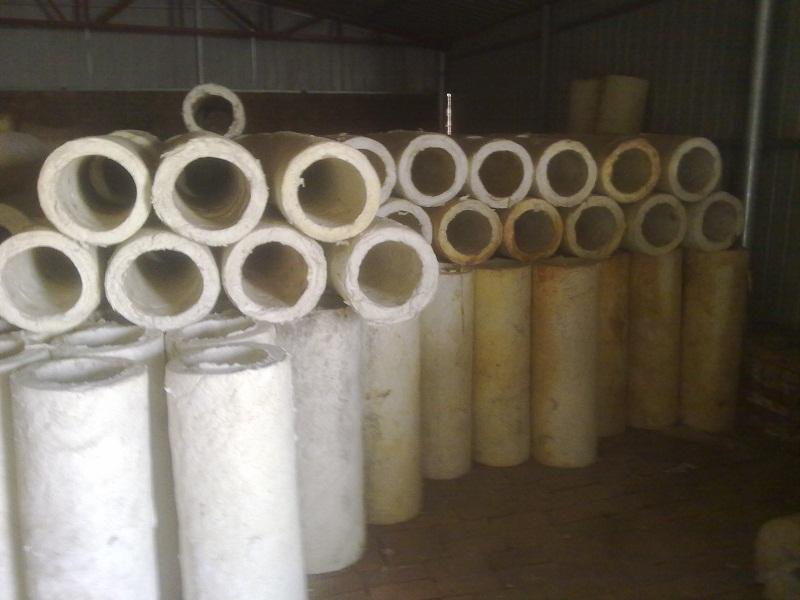 Aluminum silicate shell of pipe